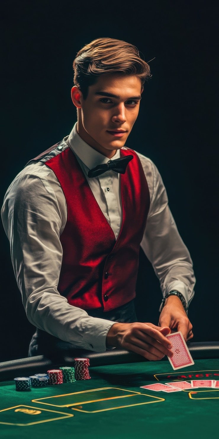 Pemain menikmati live casino melalui perangkat mobile dengan kualitas streaming tinggi