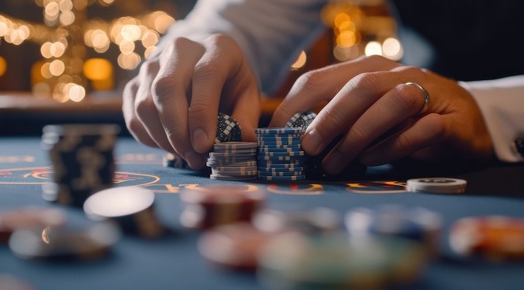 Pengguna mengakses layanan sports betting melalui perangkat mobile dengan mudah dan lancar
