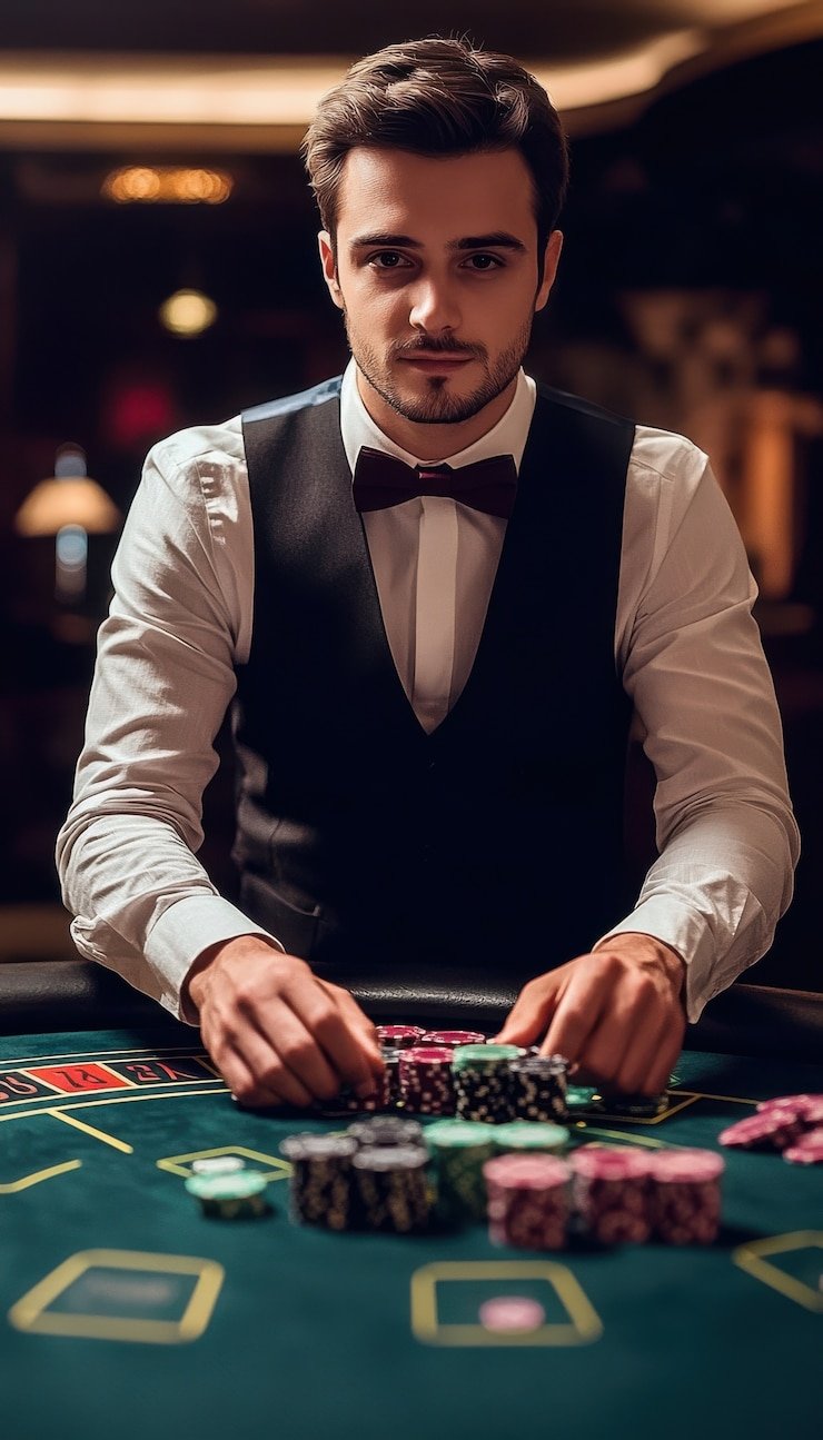 Pengalaman live casino dengan dealer profesional